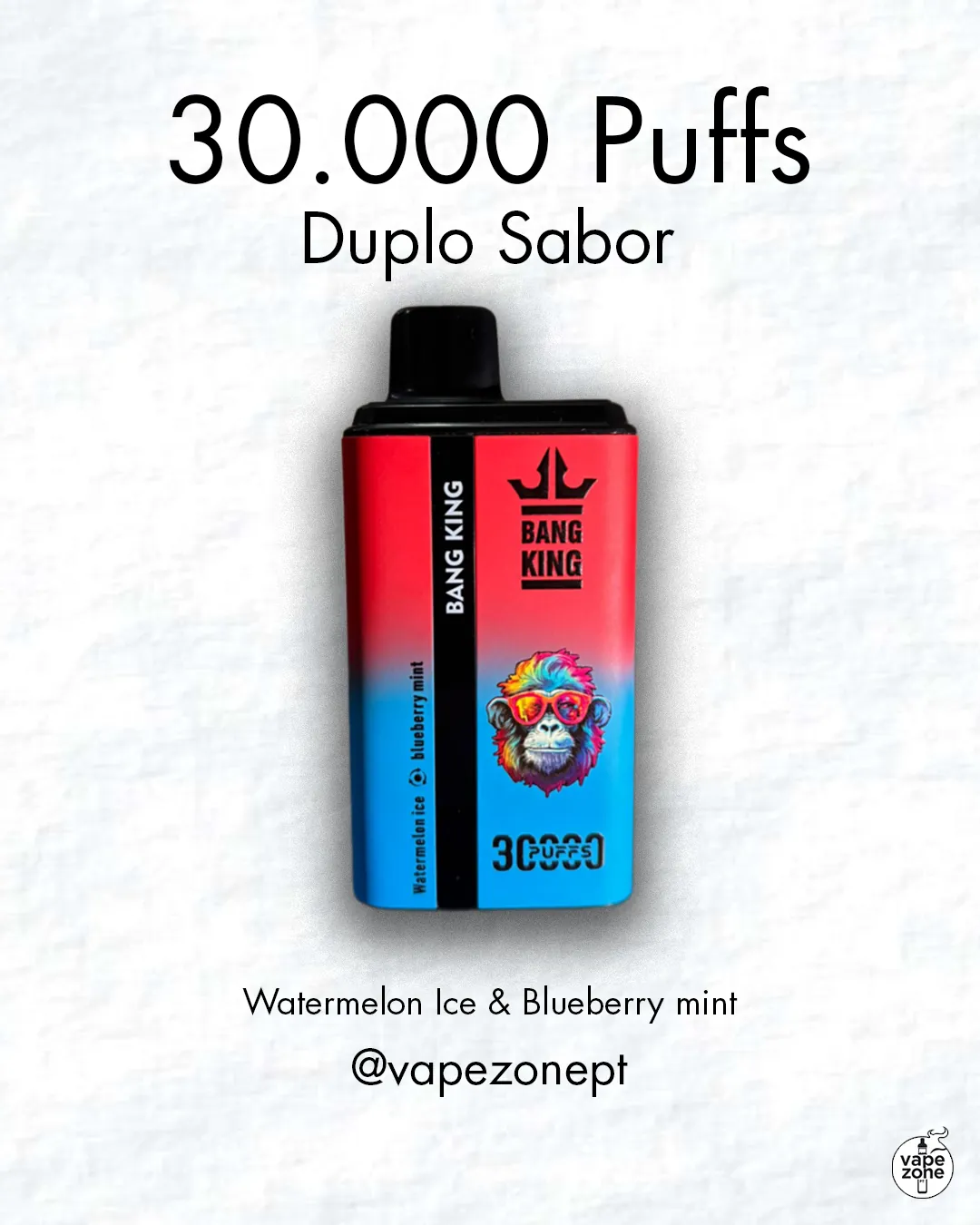 Vape Fusão 30K – Watermelon Ice & Blueberry mint